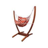 Wood stands for hammock chair